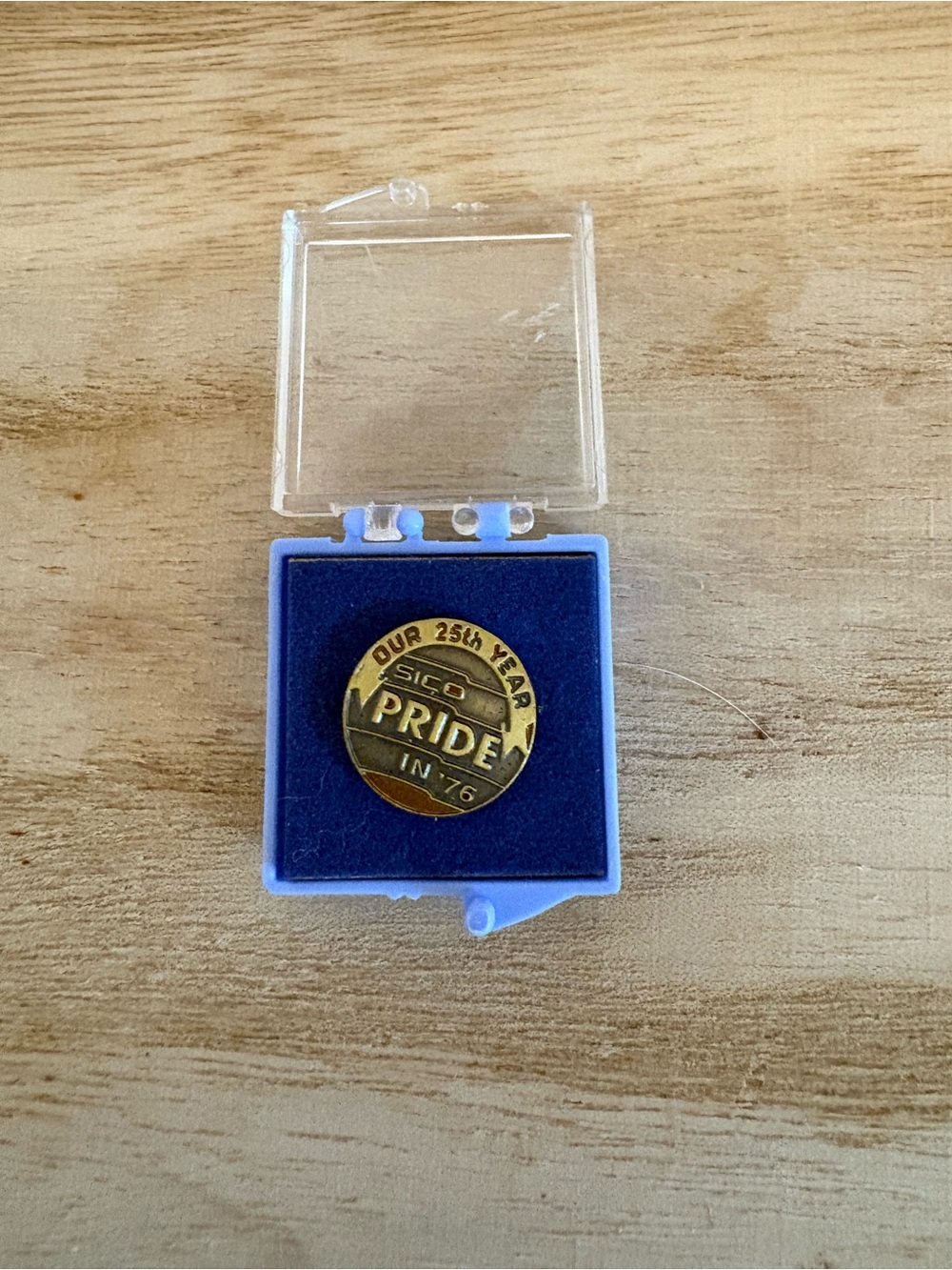 Gold 'Pride' Commemorative Lapel Pin